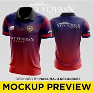 baju sublimation kolar navy baju TLDM baju veteran t. shirt tldm