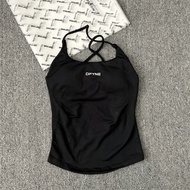 DFYNE Sports vest with thin shoulder straps cross-back vest yoga bra shockproof supportive outdoor r