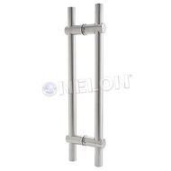 NELON (1.5m) Round Grip & Adjustable Glass / Wooden Door Stainless Steel Pull Handle
