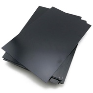 1 Piece New Durable Black ABS Styrene Plastic Flat Sheet Plate 0.5mm Thickness westyletin