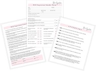 B12 Injection Intake, Consent, and Aftercare Form | 75 Pack | 8.5 x 11" A1 Forms | Clients Signature