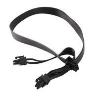 PCI Express 8Pin to Dual 6+2Pin Power Supply Cable PCIe 8 Pin 1 to 2 Spliter Cable for Corsair RM/HX