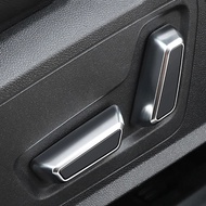 Car Electric Seat Switch Button Electroplating Protective Cover Chrome Button Trim for Audi A4 B8 A6