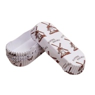 Paper cup bakery oval banded 20 pcs