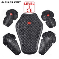 Level 1 CE Certified Motorcycle Pants Hip & Knee Pads Gear Motorbike Jacket Chest Elbow Shoulder Ba