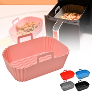 【Flyingfishla】2Pcs Silicone Air Fryer Liner Double Reusable Air Fryer Silicone Baking Pan Special Ai