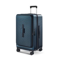多功能運動版前開蓋行李箱 -(藍綠色, 22吋) | 萬向輪拉桿旅行箱