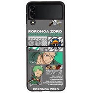 Casing Case Samsung Galaxy Z Flip 3 Z Flip 4 Zoro One Piece DF327