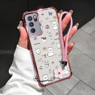 Case for OPPO Reno 6 7 PRO 7 SE 6Z 5g 4G phone case cute dog anti fall four corner silicone TPU tran