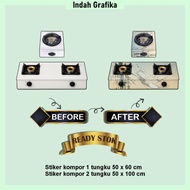 Abstract Motif 1 Burner and 2 Burner Stove Stickers 6