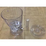 Juice Water dispenser Acrylic 6.5 Liter with infused bottle golden dragon