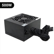 แหล่งไฟ PC 24พินเครื่องสำรองไฟคอมพิวเตอร์200-700W โมดูล ATX PSU 2-6SATA การ์ดจอ6พิน/6 + 2พินสำหรับพี