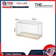 THE L28-35cm Transparent Doll Toys Display Storage Box Large Capacity Model Storage Rack