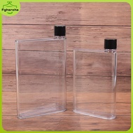Fashion Water Bottle Portable Clear Book Portable Paper Pad Water Bottle Flat