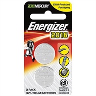 Energizer CR2016 3V Lithium Battery 2016 (2 Batteries in 1 Pack)