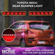 Toyota Wigo 2018 2019 2020 2021 2022 2023 ( Gen 1& Gen2 )  Rear Bumper Light  Special Design Rear Bu