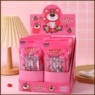 MG1 6PCS Lotso Click ball pen cartoon cute gel pen pink strawberry bear MG1