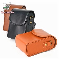 THETEAI Storage Bag, Shockproof Adjustable Strap Camera , Waterproof Leather Portable Photography Po