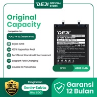 DEJI Baterai BP49 Poco F4 5G / Redmi K40S 4500mAh 3.87V Original Capacity
