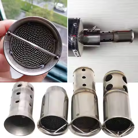 51mm 60mm Motorbike Universal Front Catalyst DB Killer Removable Silencer For AK SC AR GP Motorcycle
