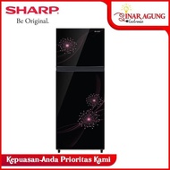[KHUSUS PENGIRIMAN JABODEBEK*] SHARP LEMARI ES / KULKAS 187L 2 PINTU SJ 237MG / SJ237 MG DP - PINK