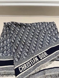 Dior Oblique scarf 大披肩 Dior 藍色頸巾