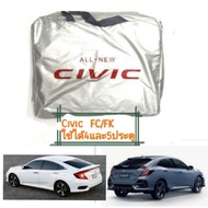 Car Cover Straight Model​ civic fc/fk Model 4 And 5 Doors 17-21