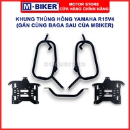 Bộ baga gắn 3 thùng dành cho Yamaha R15V4/R15M Baga gắn thùng top trên và thùng hông 2 bên dành cho