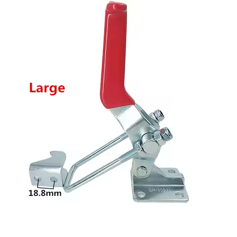 1pcs GH-40341 Large Galvanized Hand Tool Toggle Latch, Catch Hasps Trailer Outdoor Marine Grade Adju
