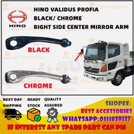 HINO VALIDUS PROFIA BLACK/ CHROME RIGHT SIDE CENTER MIRROR ARM HIGH QUALITY