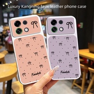 Casing For OPPO K15 Pro+ K13 Turbo Pro K12 K12X K10 Pro Sweet Cute Girl Pink Bowknot Candy Color Sof