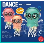 Magical Dancing Jellyfish Children Electric Toys Moving Light Music Jellyfish Menari Joget Kakak nag