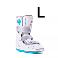 รองเท้าเฝือกแบบปั้ลมสีฟ เฝือกข้อเท้าแบบยาว ปรับระดับด้วยถุงลม ถอดซักได้ Air Bag Walking Boots เหมาะส