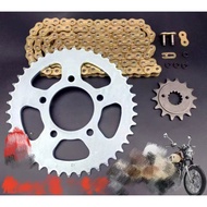 Assembly Sprocket cmc xy400 chain +front + rear only