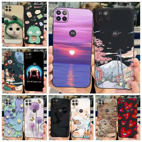 For Motorola Moto G 5G Case Luxury Painted Phone Case Soft Silicone TPU Fundas For Motorola Moto G 5