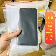 Waterproof zip phone bag 100 grams zip lock bag size 10*19