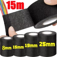 Automotive Cloth Wire Harness Tape / Heat Resistance Insulating Electrical Tape / Black Fabric Tape