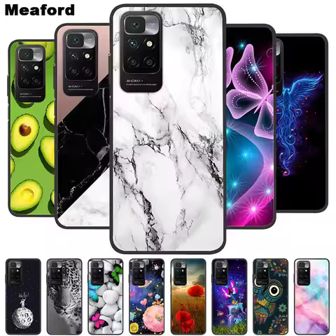 For Xiaomi Redmi 10 Case Marble Soft Silicone Back Case for Xiomi Redmi 10 Phone Cover Redmi10 Prime