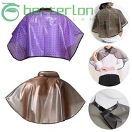 BETTER-LONTIME Shampoo Capes, Unisex Professional Hair Dying Apron, Waterproof Beauty Salon Cape