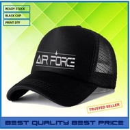 TOPI CAP AIR FORCE 003  MEN AND WOMEN TRUCKER CAP/HAT.