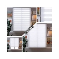 RNS Bidai Tingkap | Modern Zebra Blinds | Blind Curtain | Zebra Bidai Outdoor | Roller Blind | Stock