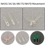 13MM Fancy  Watch Hands Super Luminous C3 Watch Accessories for NH35/34/36/4R/7S/NH70 Movement