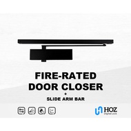 Fire Rated Door Closer with Slide Arm Bar | Hoz Digital Lock