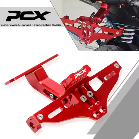 Adjustable Tail Tidy Rear License Plate Holder With Led Light For Honda PCX 125 150 PCX125 PCX150 pc