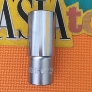 MATA SOCKET WRENCH SOCKET/ SHOCK/ DEEP LONG SOCKET/ 24MM 24 MM LENGTH/ 1 2" THREAD 1 2 INCH 6PT WIPR