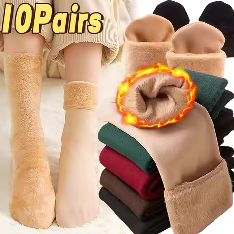 Merino Wool Socks Thermal Warm Winter Thick Hiking Boot Cozy Crew socks