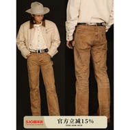 Old Series 16.5 OZ Zhufan Dirty Old Set Dyed Distressed Washed Miner Straight Logging Pants MBBCAR N