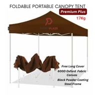 Brown 8x8 Feet Premium Plus Quality Foldable Canopy Tent Gazebo Folding Portable Tent