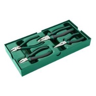 SATA 09912 4PCS PLIERS TRAY SET / LONG NOSE PLIERS / DIAGONAL CUTTING PLIERS / LINESMAN PLIERS / PLA