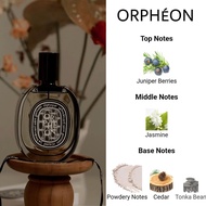 💕Diptyque Orphéon/Philosykos/Fleur de Peau EDP 75ml น้ำหอมที่แข็งแกร่ง น้ำหอมผู้หญิง น้ำหอมผู้ชาย